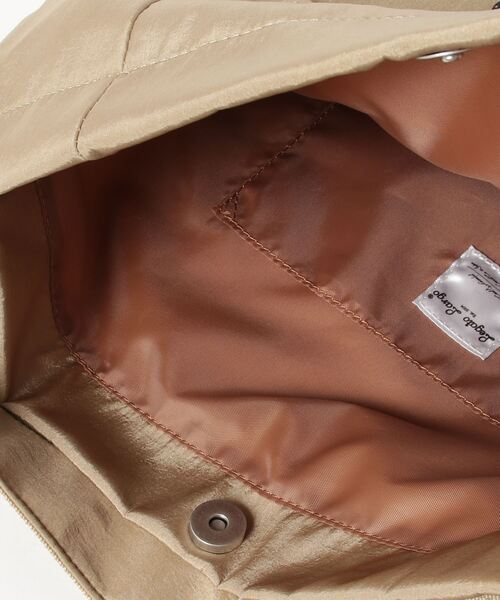 Legato Largo（レガートラルゴ）の「Legato Largo / ドロストバック　Ａ４ショルダー / LI-E1625（ショルダーバッグ・レディース・ブラック/アイボリー/グレー/ベージュ/ミント・ONESIZE）」の10枚目の写真