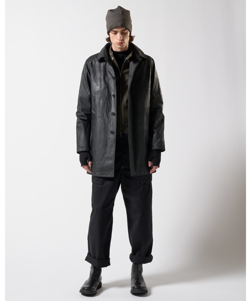 wjk(ダヴルジェイケイ)の「EMMETI×wjk single riders"JURI"(ライダースジャケット・メンズ・ブラック/モカ・SMALL/MEDIUM/LARGE)」の15枚目の写真