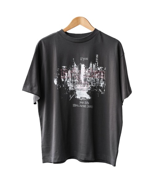セール】半袖バンドT（Tシャツ/カットソー）｜mili an deni