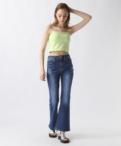 FOREVER 21(フォーエバー トゥエンティーワン)の「【2024SS】フレアデニム2(デニムパンツ・レディース・ブルー/ライトブルー・LARGE/MEDIUM/SMALL)」の6枚目の写真