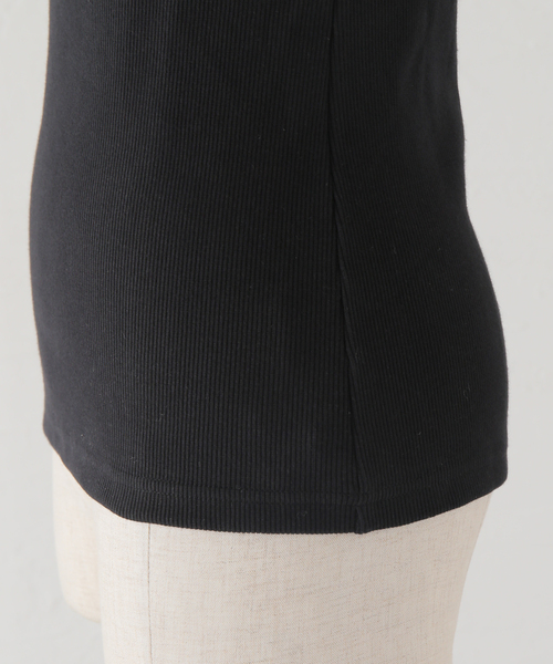 AP STUDIO（エーピーストゥディオ）の「【CAROUSELAMBRA】ストレッチリブキャミソール（キャミソール・レディース・ホワイト/ブラック・FREE）」の12枚目の写真