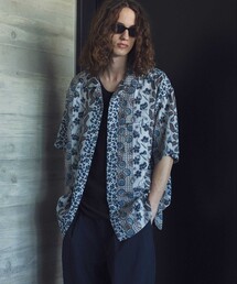 MONKEY TIME | パネル バティック プリント オープンカラー シャツ(シャツ/ブラウス)