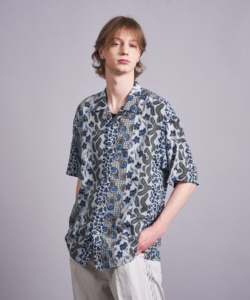 MONKEY TIME（モンキータイム）の「パネル バティック プリント オープンカラー シャツ（シャツ/ブラウス・メンズ・その他1/その他2・S/M/L/XL）」の13枚目の写真