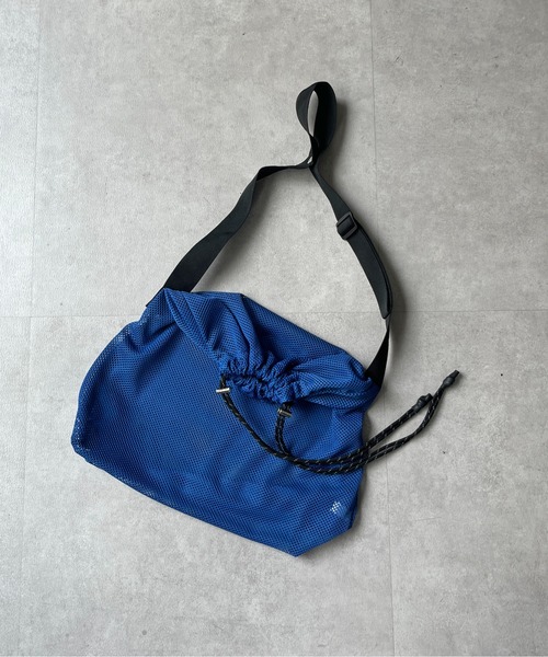 CPCM（シーピーシーエム）の「メッシュショルダーバッグ（トートバッグ・メンズ・ブラック/カーキ/ブルー・FREE）」の5枚目の写真