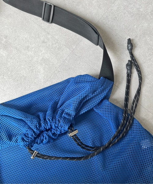 CPCM（シーピーシーエム）の「メッシュショルダーバッグ（トートバッグ・メンズ・ブラック/カーキ/ブルー・FREE）」の6枚目の写真
