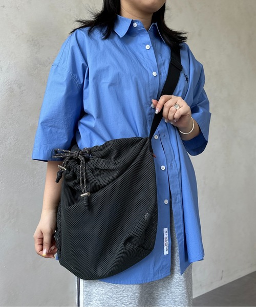 CPCM（シーピーシーエム）の「メッシュショルダーバッグ（トートバッグ・メンズ・ブラック/カーキ/ブルー・FREE）」の15枚目の写真