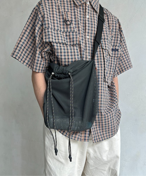 CPCM（シーピーシーエム）の「メッシュショルダーバッグ（トートバッグ・メンズ・ブラック/カーキ/ブルー・FREE）」の16枚目の写真