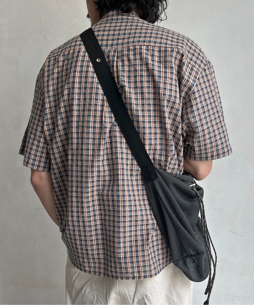 CPCM（シーピーシーエム）の「メッシュショルダーバッグ（トートバッグ・メンズ・ブラック/カーキ/ブルー・FREE）」の17枚目の写真