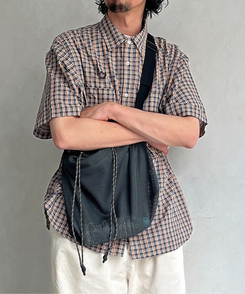 CPCM（シーピーシーエム）の「メッシュショルダーバッグ（トートバッグ・メンズ・ブラック/カーキ/ブルー・FREE）」の21枚目の写真