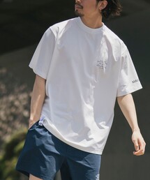 MALIBU SHIRTS | MALIBU SHIRTS x B:MING by BEAMS / 別注 スリーブプリントTシャツ(セットアップ対応)(Tシャツ/カットソー)