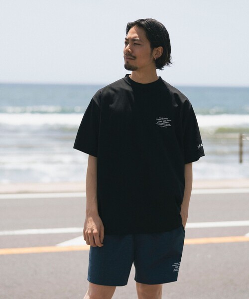 MALIBU SHIRTS（マリブシャツ）の「MALIBU SHIRTS x B:MING by BEAMS / 別注 スリーブプリントTシャツ（Tシャツ/カットソー・メンズ・ホワイト/ネイビー/ブラック・S/M/L/XL）」の14枚目の写真