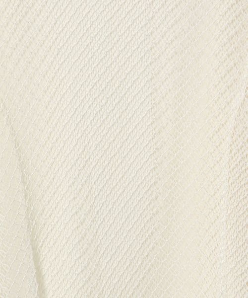 mysty woman（ミスティウーマン）の「メッシュバルーンスリーブブラウス　124760（シャツ/ブラウス・レディース・アイボリー/ブラック/サックスブルー・FREE）」の17枚目の写真