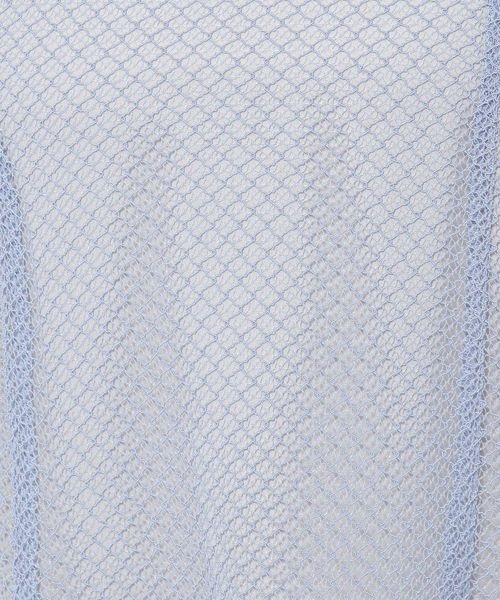 mysty woman（ミスティウーマン）の「メッシュバルーンスリーブブラウス　124760（シャツ/ブラウス・レディース・アイボリー/ブラック/サックスブルー・FREE）」の19枚目の写真