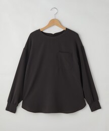 qout シャリ感バックボタンプルオーバー