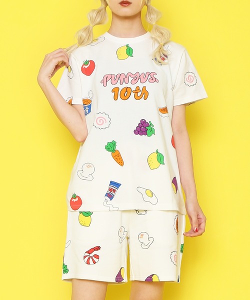 PUNYUS（プニュズ）の「10th anniversary総柄Ｔシャツ（Tシャツ/カットソー・レディース・その他1・1/2/4/3）」の2枚目の写真