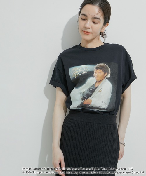 【セール】MICHAEL JACKSON PHOTO TEE by GOOD ROCK SPEED（Tシャツ/カットソー）｜LE CERCLE par rope'（ルセルクルパーロペ）