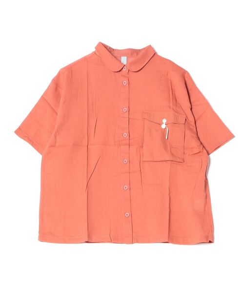 ブラウス シャツ EMAGO お手紙ポケットシャツ レディース Emago ブラウス シャツ EMAGO お手紙ポケットシャツ レディース