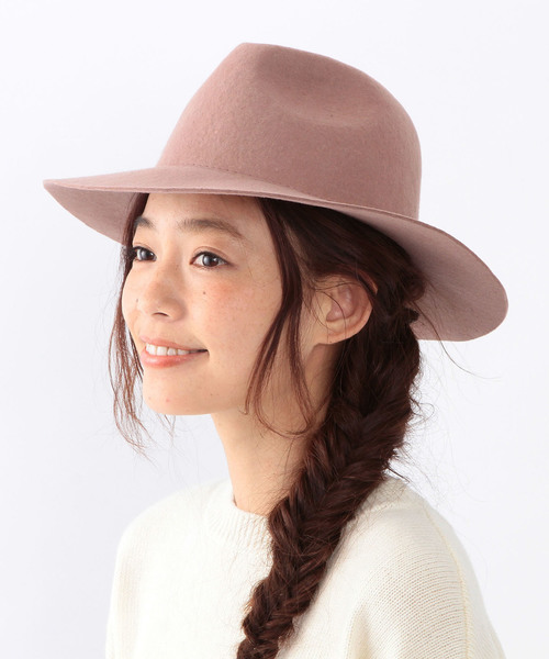 Another Edition（アナザーエディション）の「ベーシックツバ広中折れHAT Ⅱ/ AE Basic ツバヒロナカオレHAT Ⅱ◆（ハット・レディース・オフホワイト/ブラック/グレー/ベージュ/オリーブ/ネイビー/ライトグレー/ライトピンク/モカ/ブラウン/ダークブラウン・フリー）」の11枚目の写真