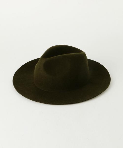 Another Edition（アナザーエディション）の「ベーシックツバ広中折れHAT Ⅱ/ AE Basic ツバヒロナカオレHAT Ⅱ◆（ハット・レディース・オフホワイト/ブラック/グレー/ベージュ/オリーブ/ネイビー/ライトグレー/ライトピンク/モカ/ブラウン/ダークブラウン・フリー）」の20枚目の写真