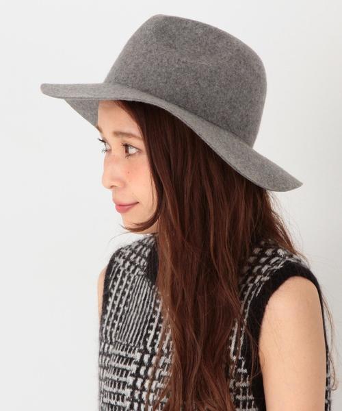 Another Edition（アナザーエディション）の「ベーシックツバ広中折れHAT Ⅱ/ AE Basic ツバヒロナカオレHAT Ⅱ◆（ハット・レディース・オフホワイト/ブラック/グレー/ベージュ/オリーブ/ネイビー/ライトグレー/ライトピンク/モカ/ブラウン/ダークブラウン・フリー）」の13枚目の写真