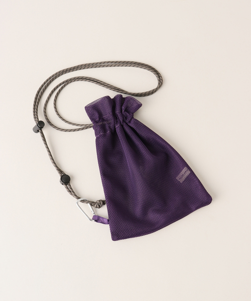 SLOBE citron.(スローブシトロン)の「《追加》SLOBE citron. 缶バッチ付きメッシュBAG(ショルダーバッグ・レディース・パープル/オレンジ/ブルー・FREE)」の21枚目の写真