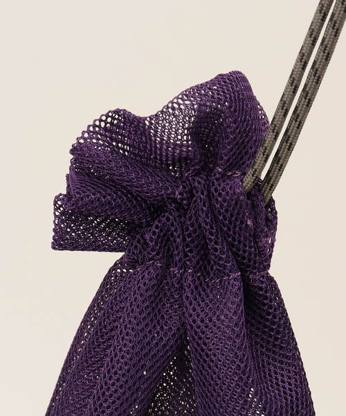 SLOBE citron.(スローブシトロン)の「《追加》SLOBE citron. 缶バッチ付きメッシュBAG(ショルダーバッグ・レディース・パープル/オレンジ/ブルー・FREE)」の16枚目の写真