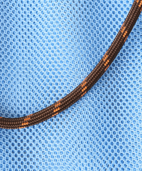 SLOBE citron.(スローブシトロン)の「《追加》SLOBE citron. 缶バッチ付きメッシュBAG(ショルダーバッグ・レディース・パープル/オレンジ/ブルー・FREE)」の8枚目の写真