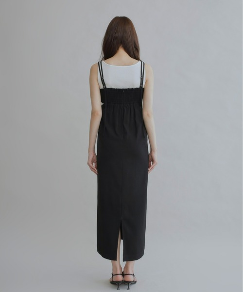 Olu.（オルドット）の「ウエストスリットキャミソールワンピース（ワンピース・レディース・ベージュ/クリーム/ブラック・FREE）」の18枚目の写真