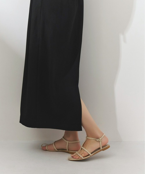 Olu.（オルドット）の「ウエストスリットキャミソールワンピース（ワンピース・レディース・ベージュ/クリーム/ブラック・FREE）」の8枚目の写真