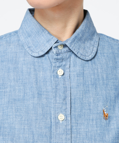 POLO RALPH LAUREN(ポロ ラルフ ローレン)の「カスタムフィット シャンブレー シャツ(シャツ/ブラウス・レディース・ブルー・12/10/6/8/4/14/0)」の10枚目の写真