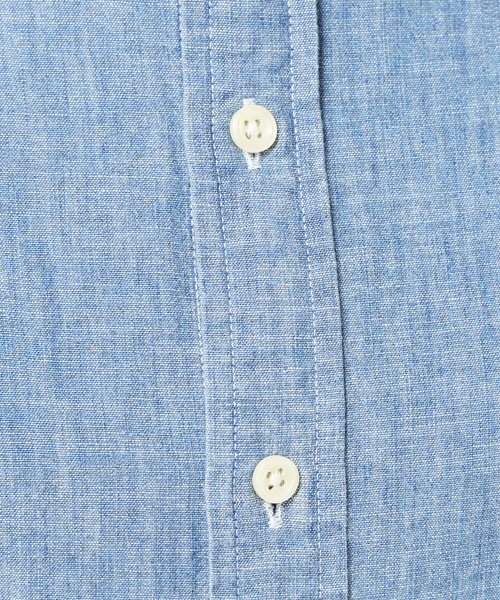 POLO RALPH LAUREN(ポロ ラルフ ローレン)の「カスタムフィット シャンブレー シャツ(シャツ/ブラウス・レディース・ブルー・12/10/6/8/4/14/0)」の4枚目の写真