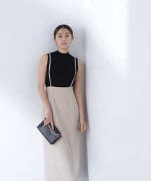 NATURAL BEAUTY BASIC | ◇ストラップ付ナロースカート(スカート)