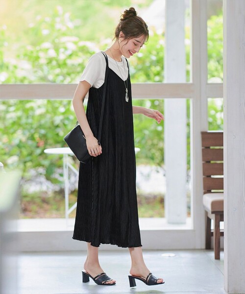 Phase Eight☆Carmella プリーツワンピース【送料込】 変形プリーツキャミワンピース＆Tシャツ（セットアップ
