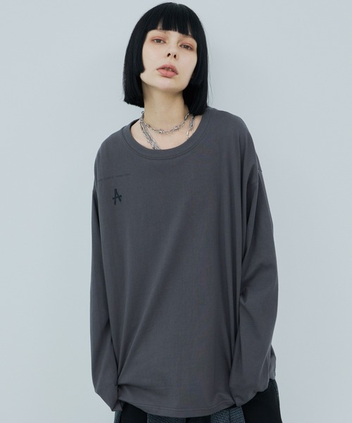 AIVER(アイバー)の「岡本奇太郎×AIVER ワンダーランドロンTEE(Tシャツ/カットソー・メンズ・ブラック/チャコールグレー/ホワイト・SMALL/LARGE/MEDIUM)」の20枚目の写真