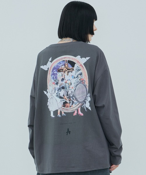 岡本奇太郎×AIVER ワンダーランドロンTEE（Tシャツ/カットソー