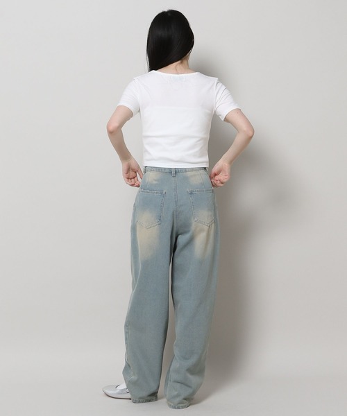 3.3 Field Trip （3.3フィールドトリップ）の「3.3 Field Trip／ウサギプリントT（Tシャツ/カットソー・レディース・ピンク/ブラック/ホワイト・FREE）」の4枚目の写真