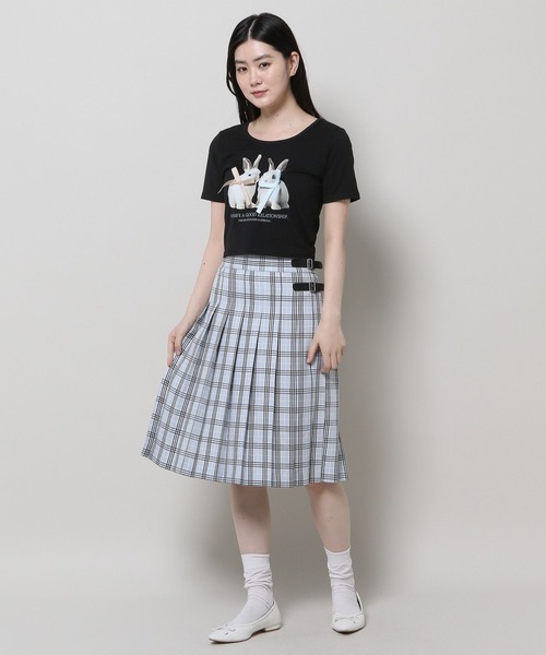 3.3 Field Trip （3.3フィールドトリップ）の「3.3 Field Trip／ウサギプリントT（Tシャツ/カットソー・レディース・ピンク/ブラック/ホワイト・FREE）」の21枚目の写真