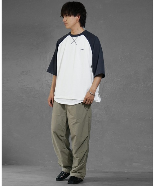 MinoriTY(マイノリティ)の「【MinoriTY】パラシュートカーゴパンツ ワイドパンツ メンズ ユーティリティパンツ シャカパン ナイロンパンツ 秋服 夏服 オーバーサイズ(カーゴパンツ・メンズ・ベージュ/ブラック/ライトグレー・L/M/XL)」の20枚目の写真