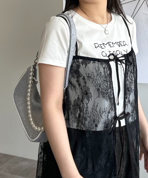 apres jour mignon(アプレジュールミニョン)の「アソートロゴTシャツ【ZOZOTOWN限定アイテム】(Tシャツ/カットソー・レディース・ブラック/オフホワイト/ホワイト系その他・X-LARGE/フリー)」の6枚目の写真