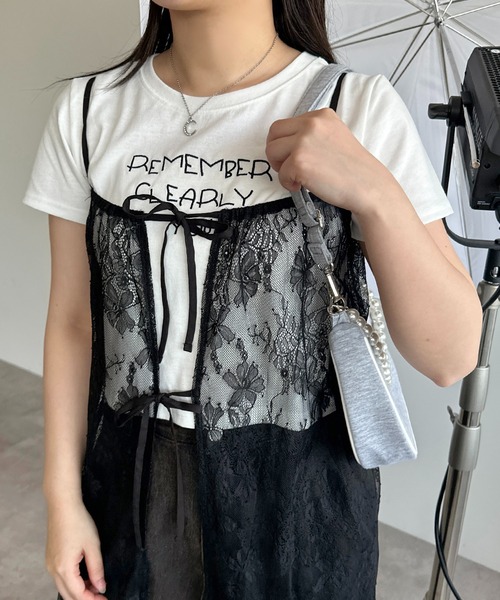 apres jour mignon(アプレジュールミニョン)の「アソートロゴTシャツ【ZOZOTOWN限定アイテム】(Tシャツ/カットソー・レディース・ブラック/オフホワイト/ホワイト系その他・X-LARGE/フリー)」の7枚目の写真