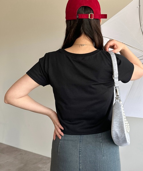 apres jour mignon(アプレジュールミニョン)の「アソートロゴTシャツ【ZOZOTOWN限定アイテム】(Tシャツ/カットソー・レディース・ブラック/オフホワイト/ホワイト系その他・X-LARGE/フリー)」の22枚目の写真