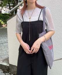 y/m by misato | ラメシアークルーネックトップス(Tシャツ/カットソー)