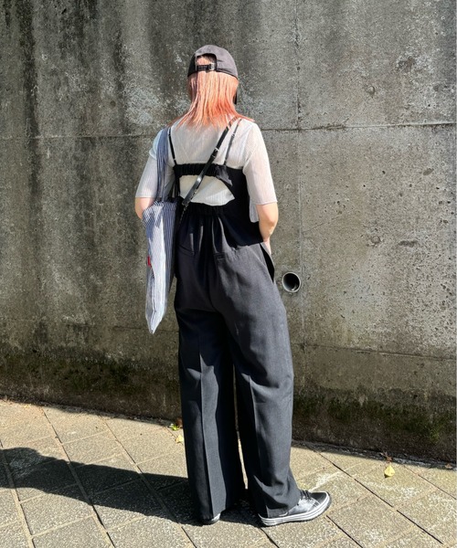 y/m by misato（イムバイミサト）の「ラメシアークルーネックトップス（Tシャツ/カットソー・レディース・ブラック/オフホワイト/ピンク・FREE）」の8枚目の写真