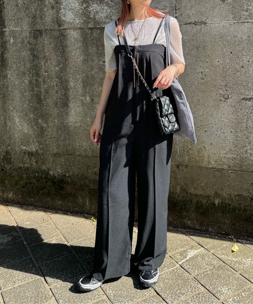 y/m by misato（イムバイミサト）の「ラメシアークルーネックトップス（Tシャツ/カットソー・レディース・ブラック/オフホワイト/ピンク・FREE）」の10枚目の写真