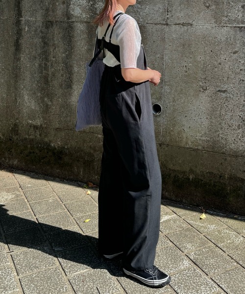 y/m by misato（イムバイミサト）の「ラメシアークルーネックトップス（Tシャツ/カットソー・レディース・ブラック/オフホワイト/ピンク・FREE）」の11枚目の写真