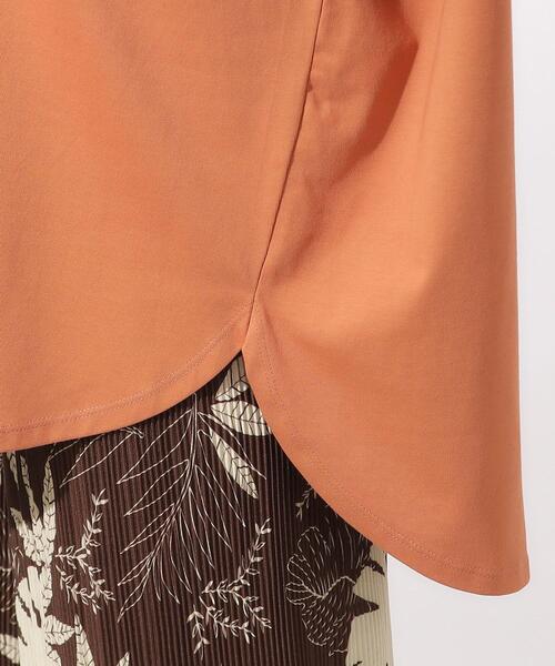 SHOO・LA・RUE（シューラルー）の「【汗ジミ防止/UV】夏も好きな色を着よう 欲ばりTシャツ（Tシャツ/カットソー・レディース・ホワイト/ブラック/グリーン/ダークオレンジ・02/03/04）」の13枚目の写真