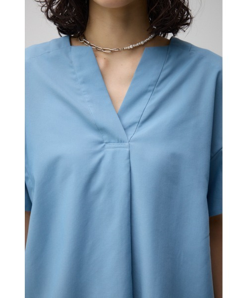 AZUL by moussy（アズールバイマウジー）の「ラッフルスリーブスキッパーブラウス（Tシャツ/カットソー・レディース・ブルー/ブラック/オフホワイト・SMALL/MEDIUM）」の11枚目の写真