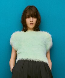 allureville | ＜予約＞シャギーオーバー2WAYベスト(ニット/セーター)