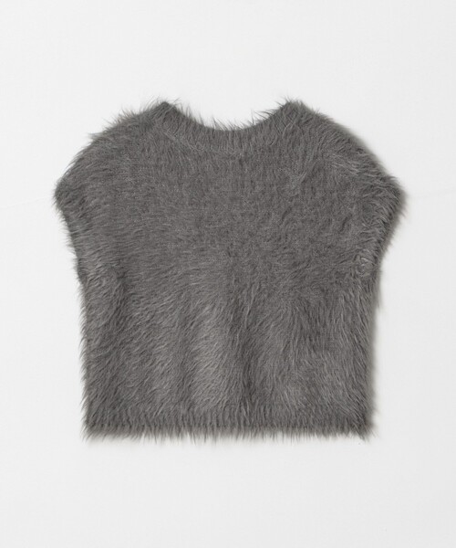 allureville（アルアバイル）の「シャギーオーバー2WAYベスト（ニット