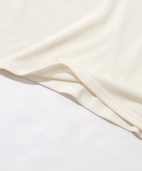 flower(フラワー)の「フリルスリーブトップ(Tシャツ/カットソー・レディース・アイボリー/カーキ・FREE)」の6枚目の写真